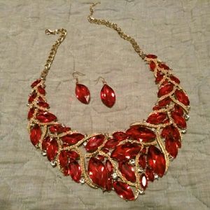 Rhinestone Statement Necklace